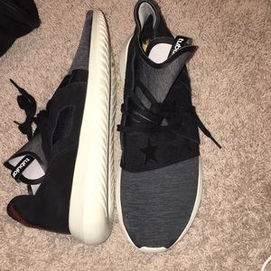 Adidas tubular tennis shoes